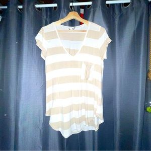 H by Bordeaux Small oversized  striped tee by oversized